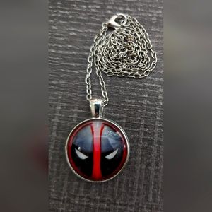 Marvel Deadpool Mask Necklace, NWOT